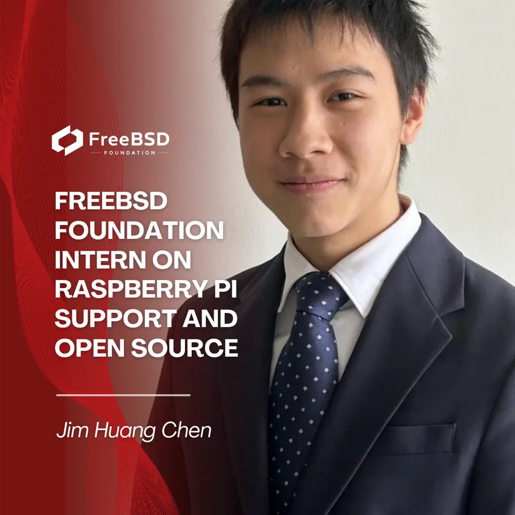 Last week, Jim Huang Chen wrapped up his internship with the FreeBSD Foundation!