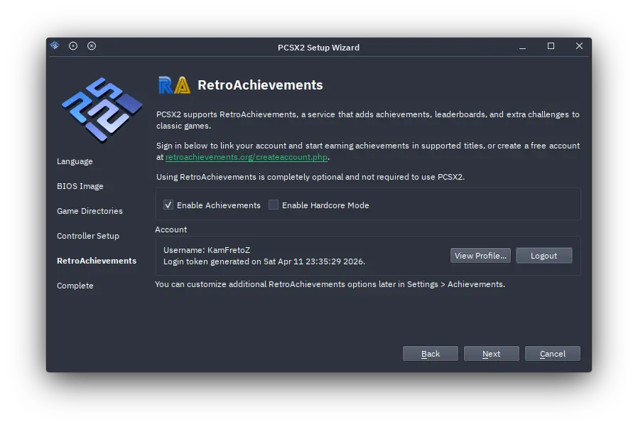 Courtesy of SternXD, a new RetroAchievements section has been added to the…