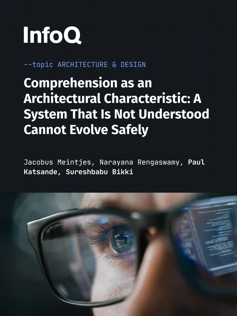 As AI commoditizes code output, system comprehension can silently decay -…