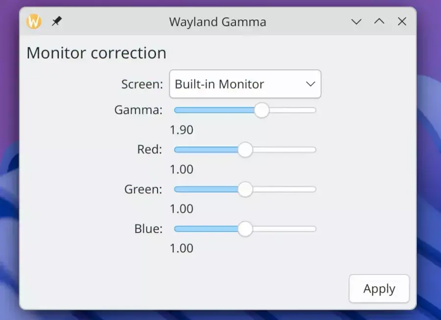KGamma2 Makes For Easy Gamma Adjustments On KDE Plasma With Wayland