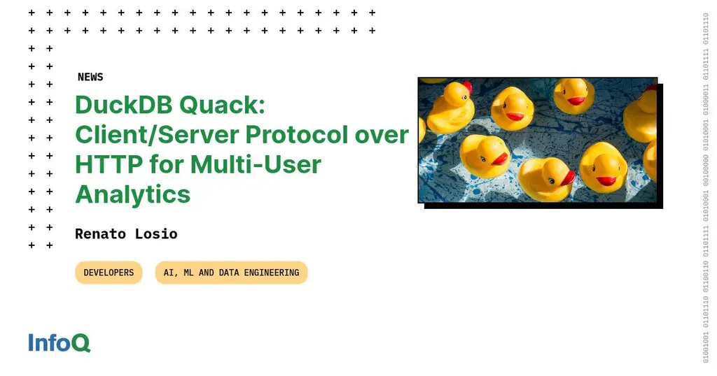 #DuckDB has announced Quack - a new remote protocol over HTTP that enables…