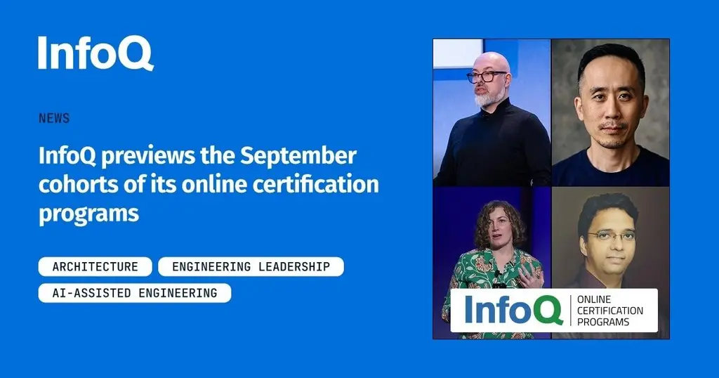Level up your engineering career this fall with InfoQ!