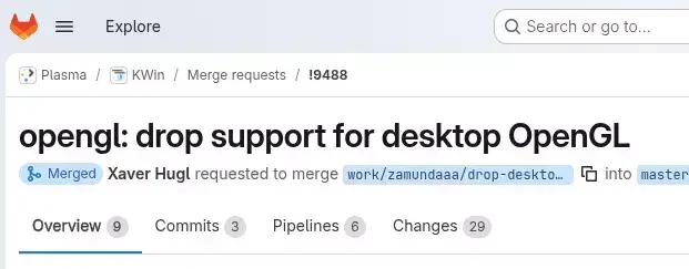 KWin Compositor In KDE Plasma 6.8 Drops Support For Desktop OpenGL