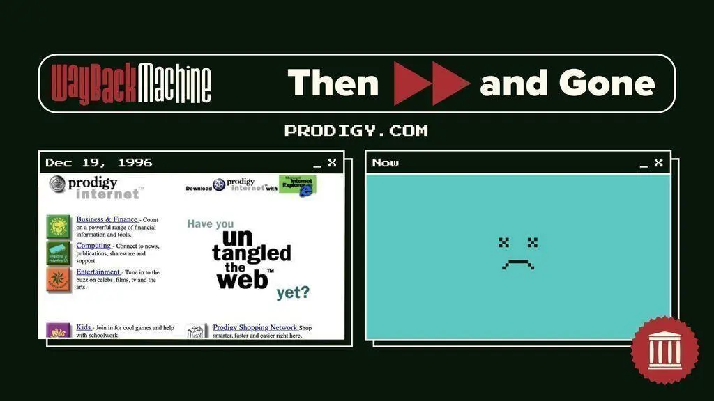 📞🌐💾 Were you an internet… Prodigy?