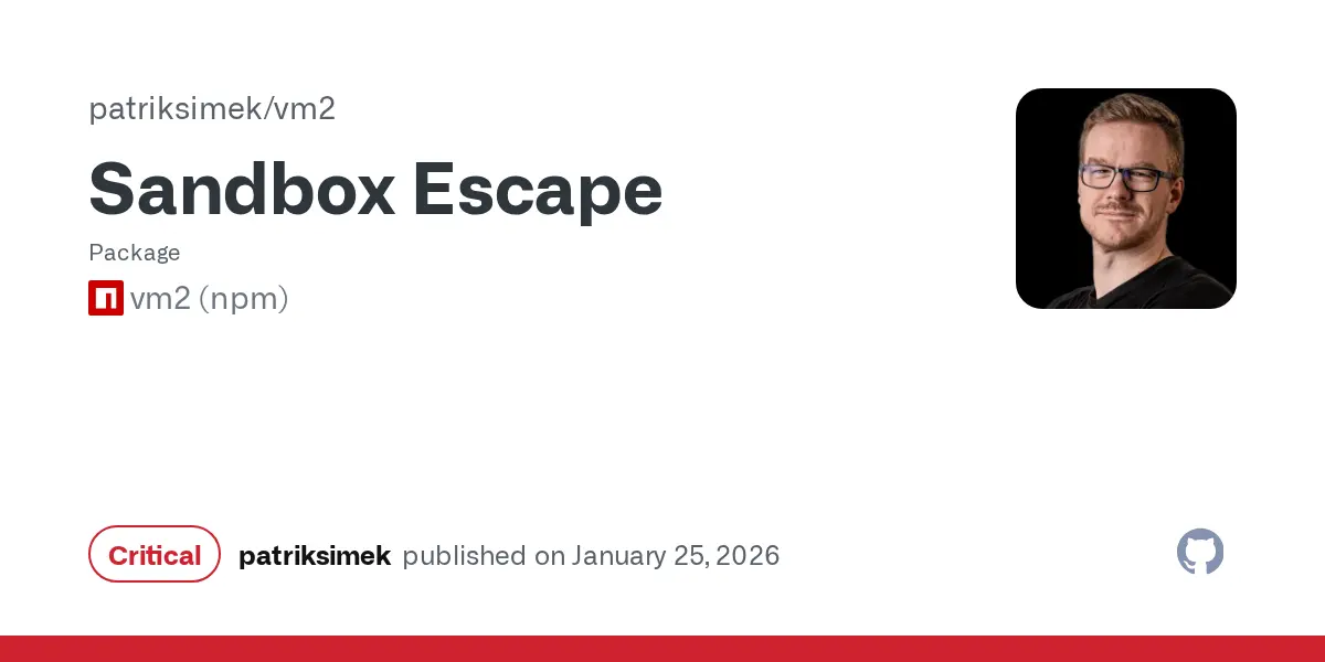Preview image for Sandbox Escape