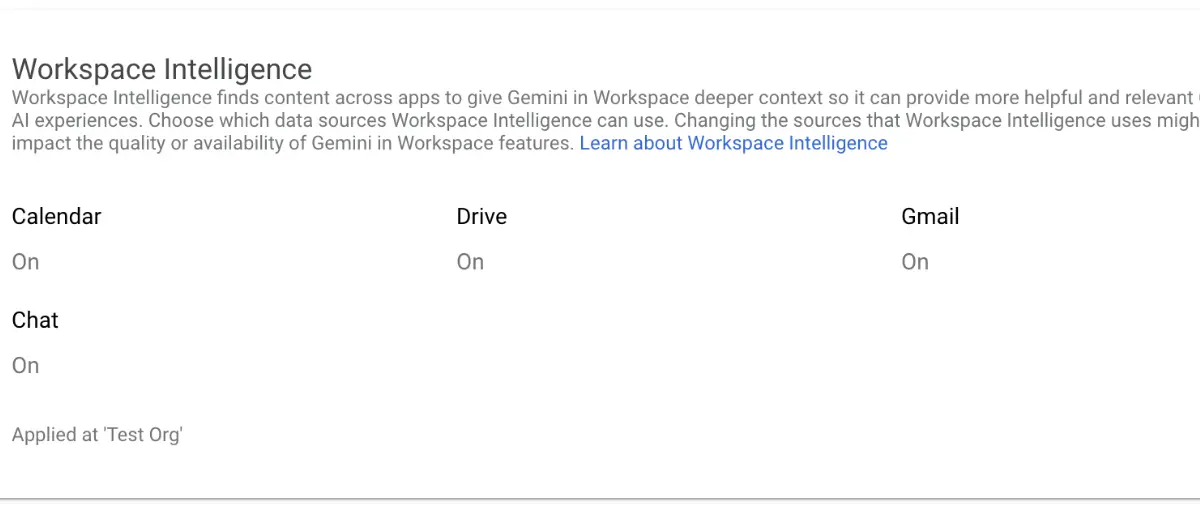 Preview image for Google Workspace Updates: Introducing Workspace Intelligence, with admin controls