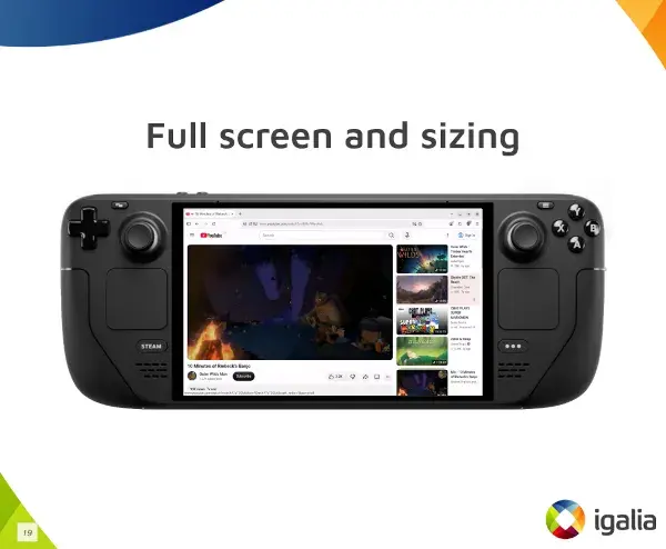 Preview image for Igalia Improving The Firefox Experience For Valve's Steam Deck