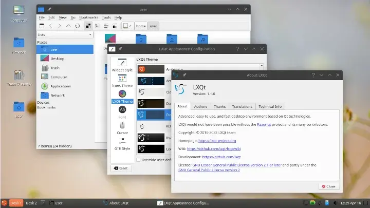 Preview image for LXQt 2.4 Released With More Wayland Fixes/Improvements