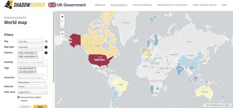 Preview image for #cybercivildefense #cybersecurity | The Shadowserver Foundation