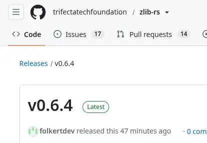 Preview image for zlib-rs 0.6.4 Released With Fix For Intel Raptor Lake Crash, SIMD Optimizations