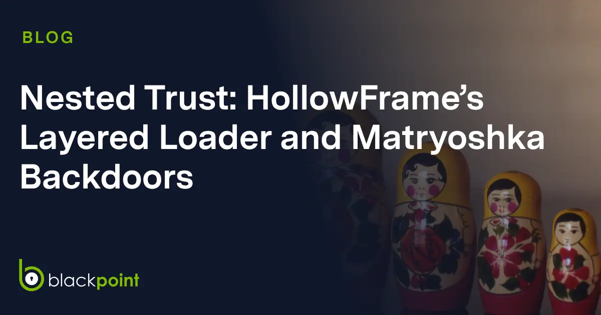 Preview image for Nested Trust: HollowFrame’s Layered Loader and Matryoshka Backdoors