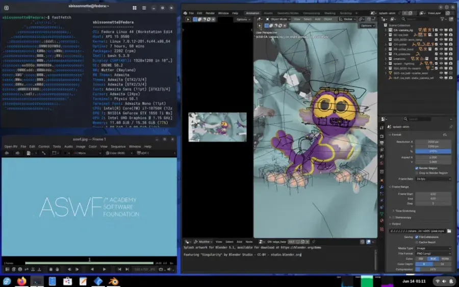 Preview image for Academy Software Foundation Announces The "Wayland For Artists Working Group"