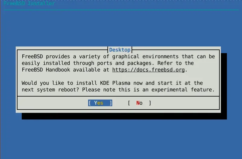 Preview image for FreeBSD 15.2 Will Aim For The Nice KDE Desktop Installation Experience