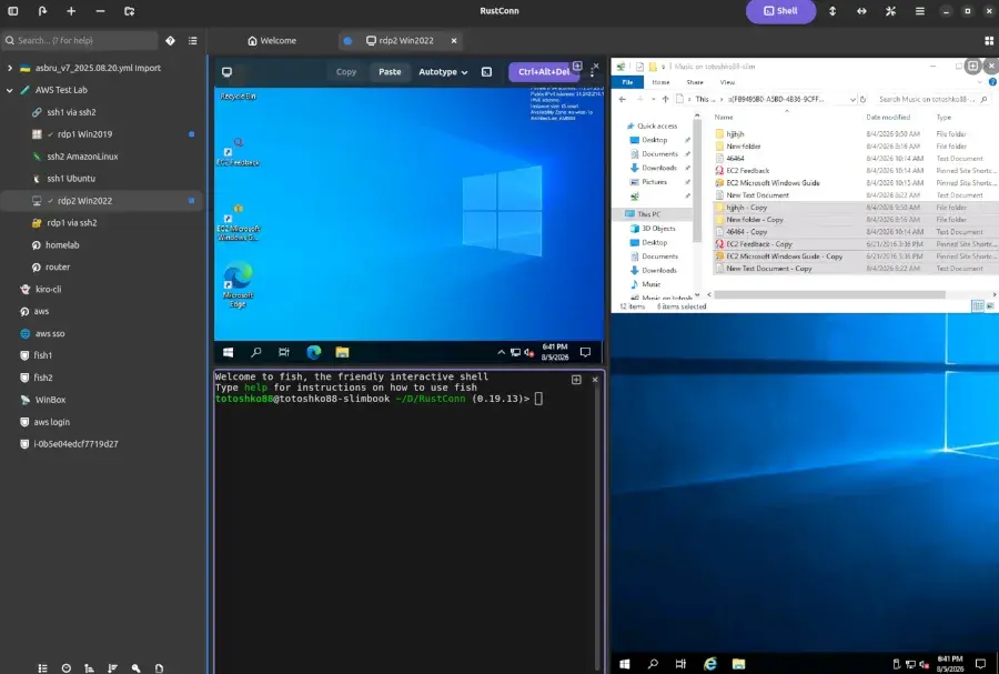 Preview image for RustConn 0.20 Continues Further Polishing This GTK4/libadwaita-Based Connection Manager