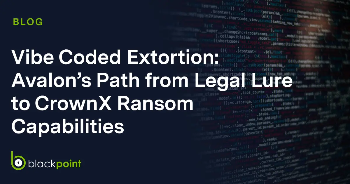 Preview image for Vibe Coded Extortion: Avalon’s Path from Legal Lure to CrownX Ransom Capabilities