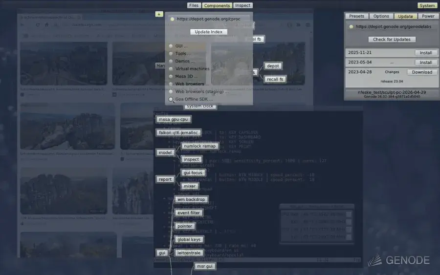 Preview image for Sculpt OS 26.04 Can Finally Be Used To Self-Host For Developing/Building Genode