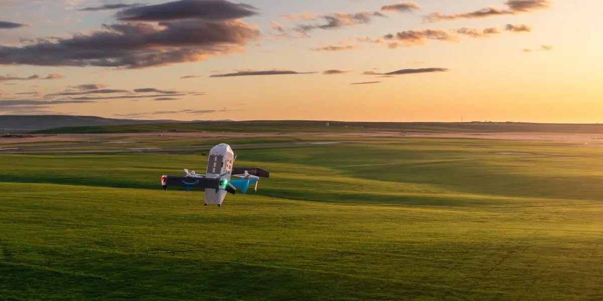 Preview image for Amazon Prime Air drone delivery is expanding to nearly 500 cities and towns this year