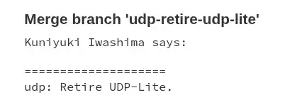 Preview image for Linux 7.1 To Retire UDP-Lite - Allows For Better Performance With Cleansed Code