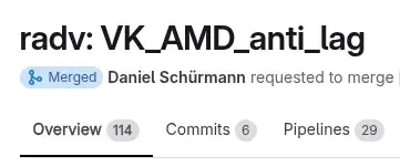 Preview image for Valve Lands VK_AMD_anti_lag Support For AMD RADV Driver In Mesa 26.3