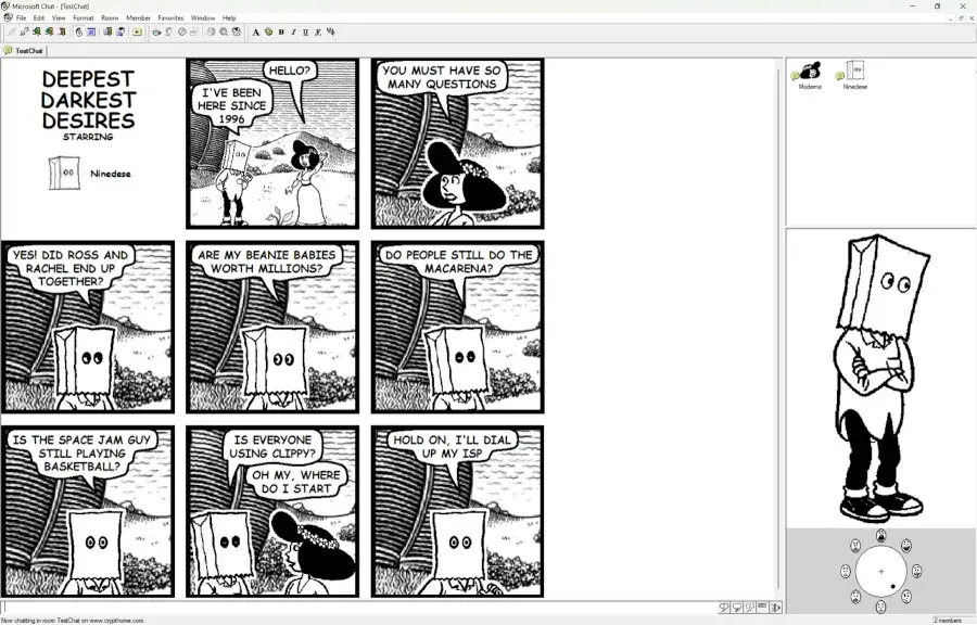 Preview image for Microsoft Goes Nostalgic In Newest Open-Source Drop: Comic Chat Open-Sourced After 30 Years