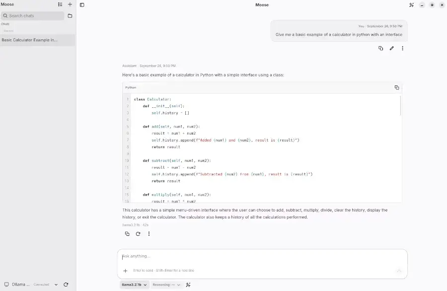 Preview image for Moose: GNOME Gains Another Local AI App Option