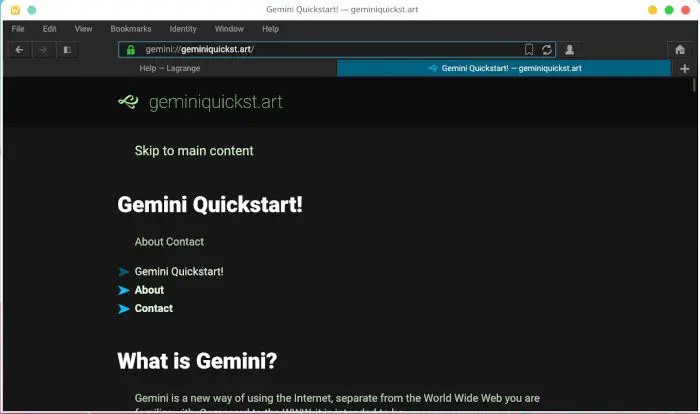 Preview image for Exploring Geminispace with Lagrange on Linux - FOSS Force