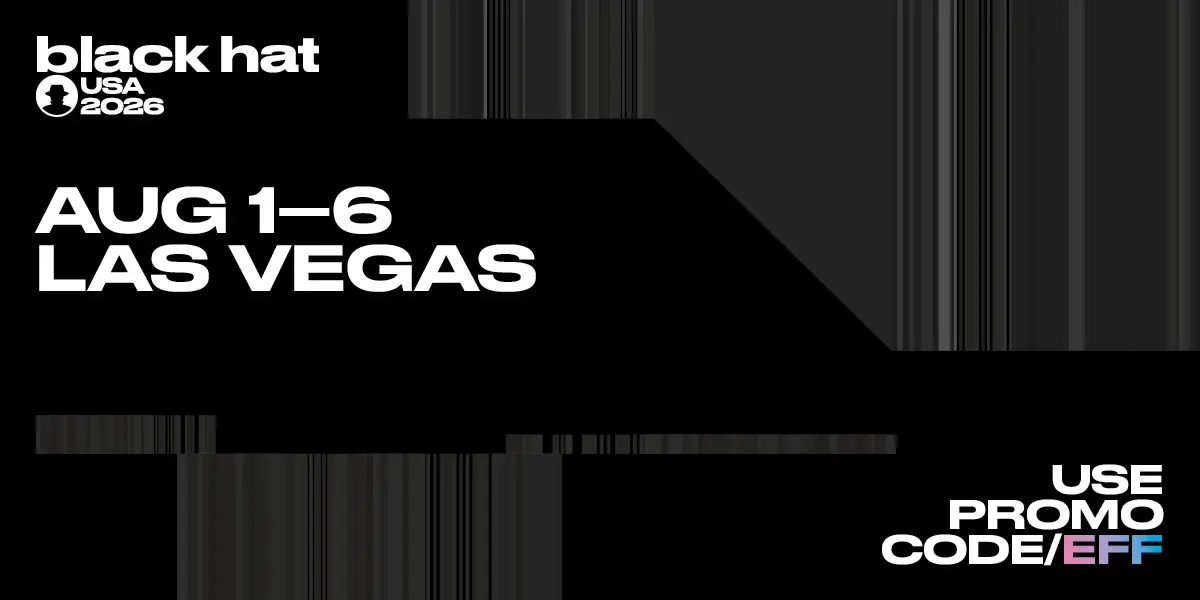 Preview image for EFF at Black Hat USA