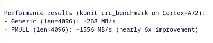 Preview image for ARM NEON Accelerated CRC64 Optimization Shows Nearly 6x Improvement