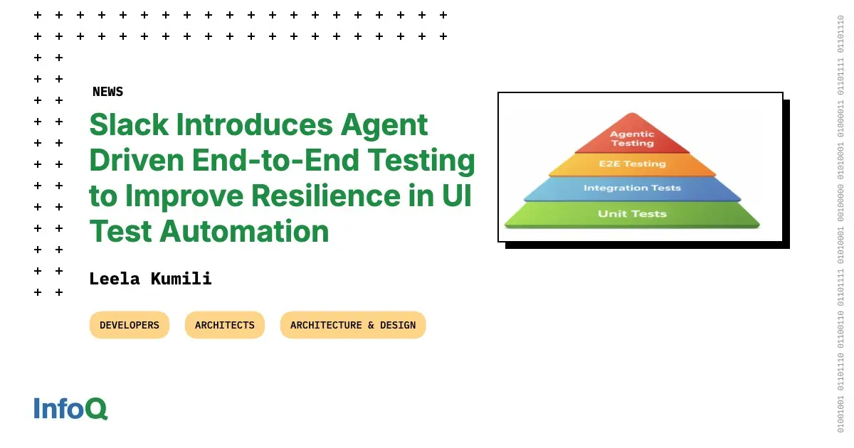 Preview image for Slack Introduces Agent Driven End-to-End Testing to Improve Resilience in UI Test Automation