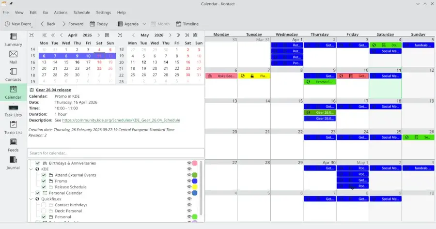 Preview image for KDE Gear 26.04 Released With Numerous Improvements To KDE Apps