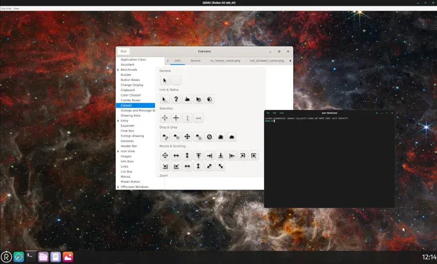 Preview image for Redox OS Gets GTK3 Backend For Orbital Desktop, Fractional Scaling &amp; USB Gamepads