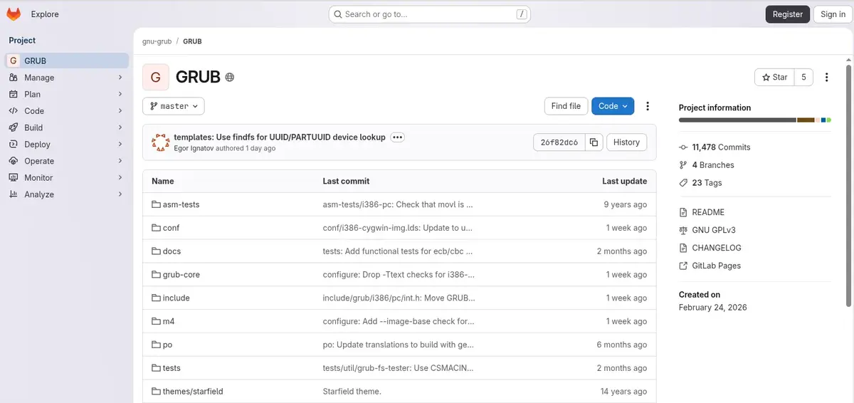 Preview image for GRUB Bootloader Development Moves To FreeDesktop.org