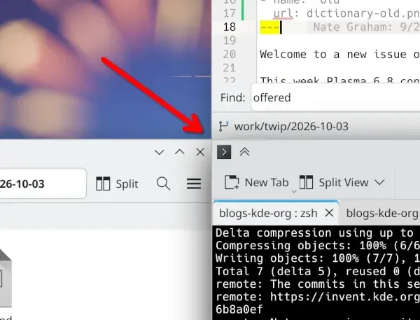 Preview image for KDE Plasma 6.8 Now Makes Tiled Windows Fit Together More Nicely