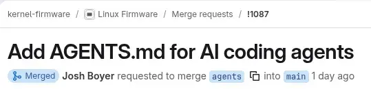 Preview image for Linux Firmware Repository Preps For AI Coding Agents