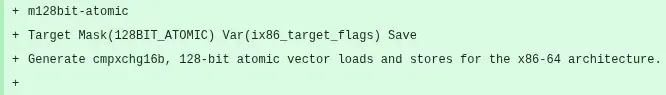 Preview image for GCC 17 Compiler Adding "-m128bit-atomic" For 128-bit Atomic Memory Operations