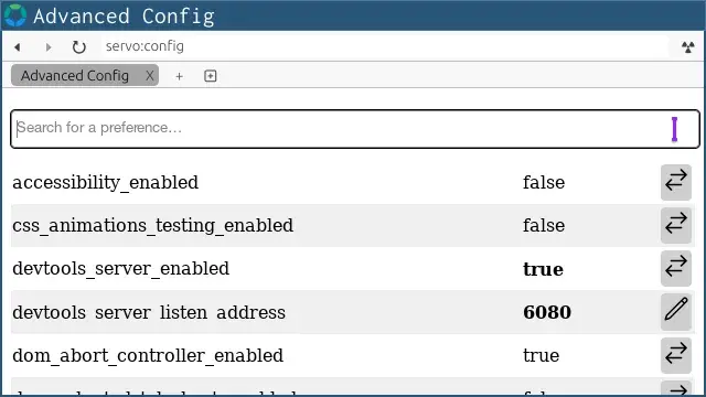 Preview image for Servo 0.0.6 Released With Many Great Improvements