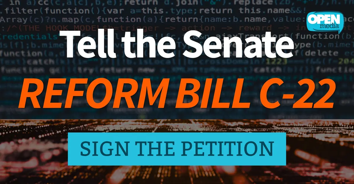 Preview image for Tell the Senate: Reform Bill C-22