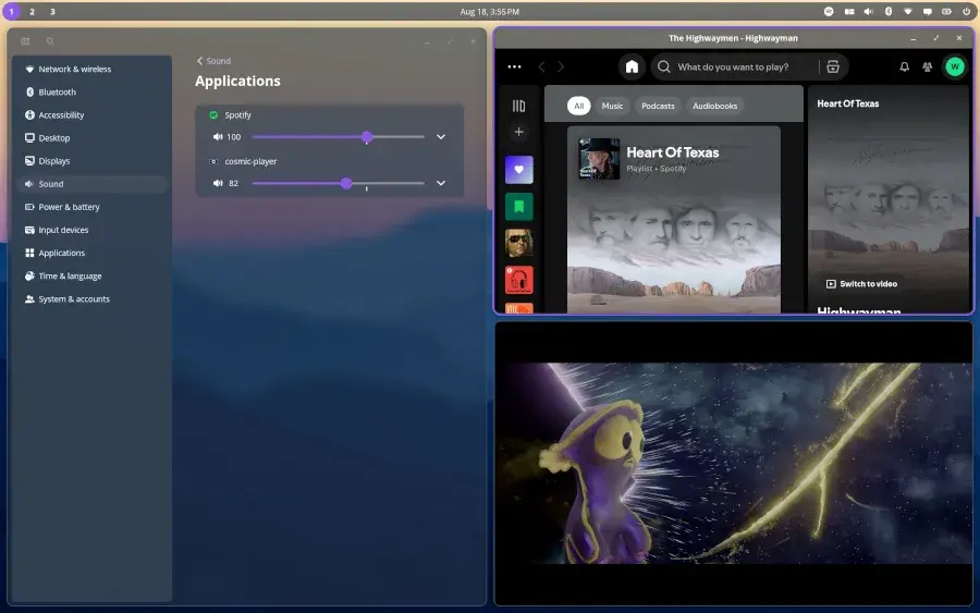 Preview image for COSMIC Epoch 1.6 Released With Per-App Volume Control, Remote Desktop Preparations
