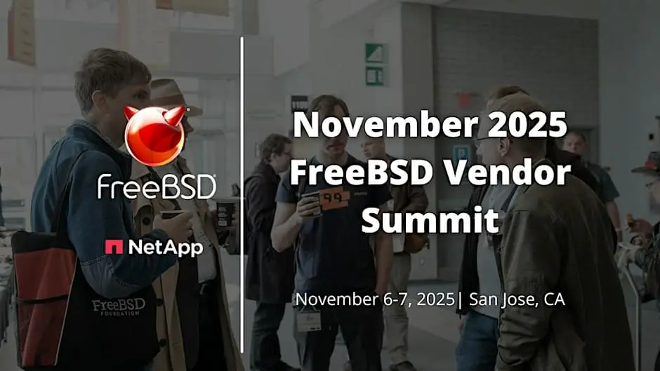 Preview image for November 2025 FreeBSD Vendor Summit