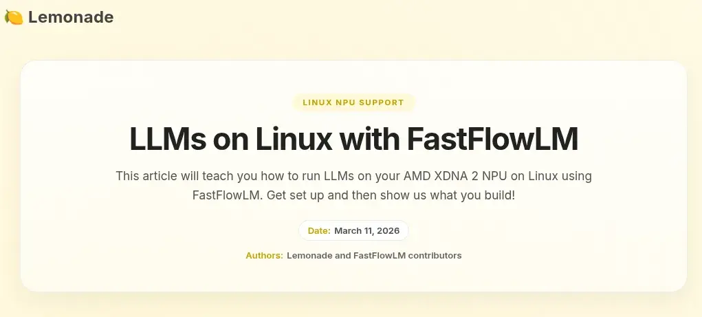 Preview image for AMD Ryzen AI NPUs Are Finally Useful Under Linux For Running LLMs