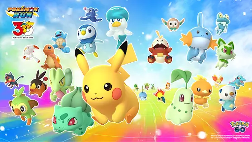 Preview image for 預備，起！趕快加入距離最近的「Pokémon RUN 30」活動！ — Pokémon GO