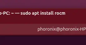 Preview image for Ubuntu 26.04 Allows "sudo apt install rocm" But It's Months Out-Of-Date