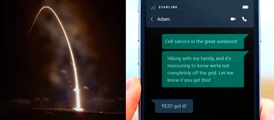 Preview image for Starlink在iPhone、Pixel、Galaxy手機上成功測試傳送文字訊息