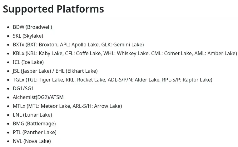 Preview image for Intel Media Driver &amp; VPL GPU Runtime 2026Q2 Updates Continue Prepping For Nova Lake