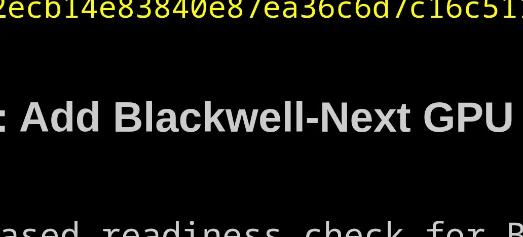 Preview image for Linux 7.2 Begins Making Preparations For NVIDIA "Blackwell-Next"