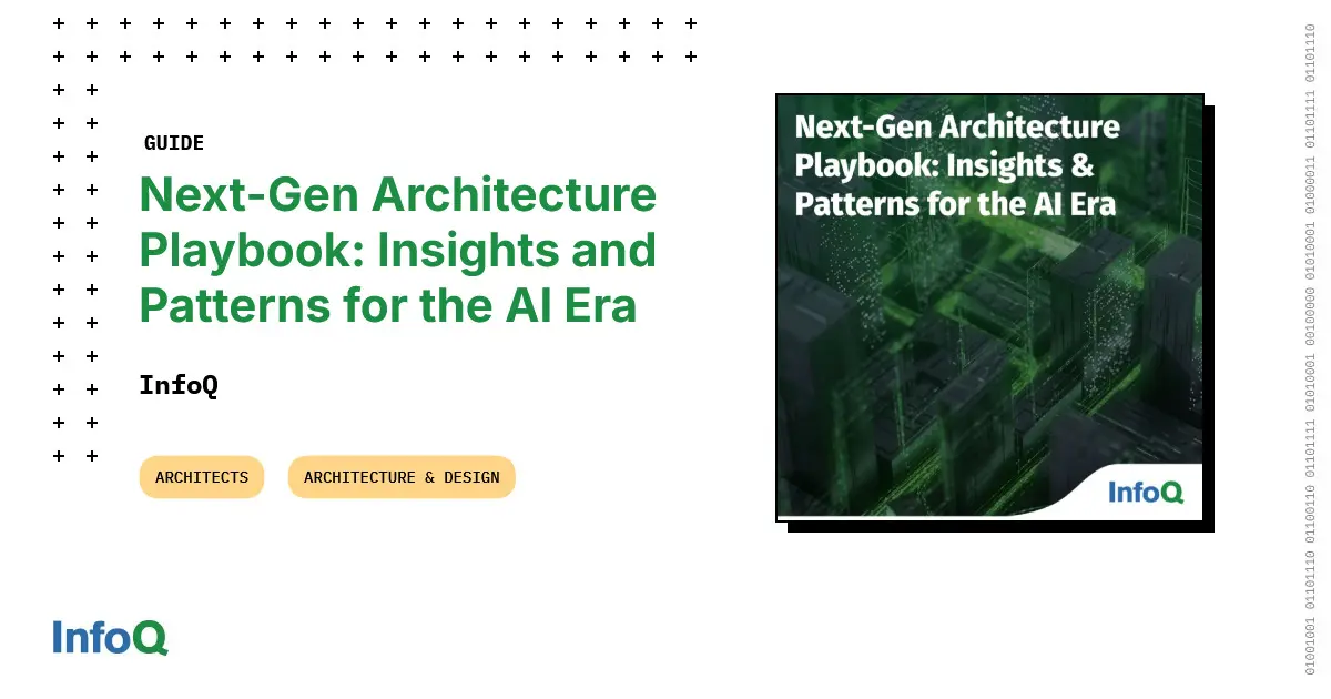 Preview image for Next-Gen Architecture Playbook: Insights and Patterns for the AI Era