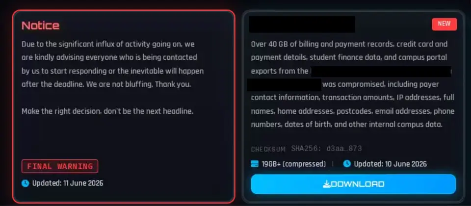 Preview image for Oracle PeopleSoft零時差漏洞遭駭客組織ShinyHunters積極利用