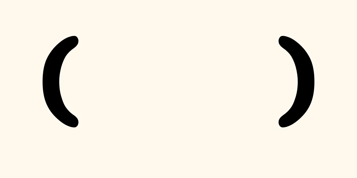 Preview image for On That Disgraceful, Disreputable, (Wonderful) Form of Punctuation: The Parenthesis