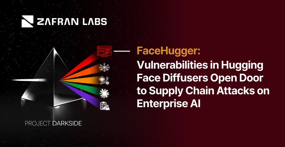 Preview image for FaceHugger: Hugging Face Diffusers Flaws Open Door to AI Supply Chain Attacks