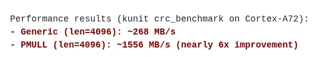 Preview image for Linux 7.1 Lands ARM64 NEON-Accelerated CRC64-NVMe For ~6x Improvement